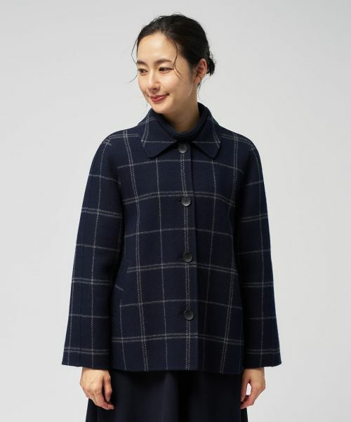 Leilian / レリアン その他アウター | ウィンドウペンショールカラーコート【25年11月カタログ】 | 詳細17