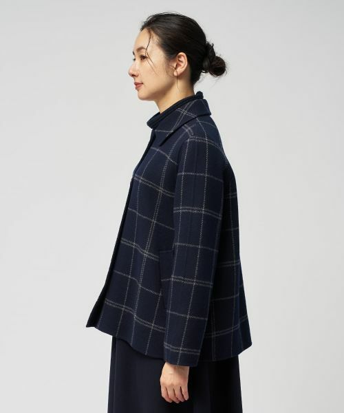 Leilian / レリアン その他アウター | ウィンドウペンショールカラーコート【25年11月カタログ】 | 詳細18