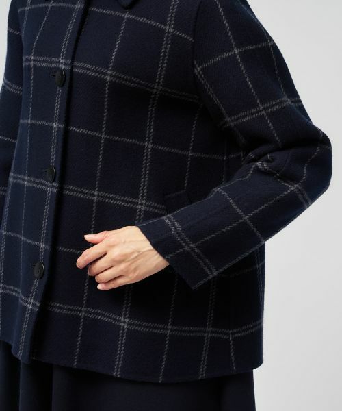 Leilian / レリアン その他アウター | ウィンドウペンショールカラーコート【25年11月カタログ】 | 詳細22