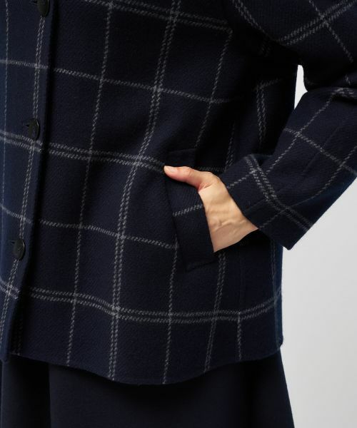 Leilian / レリアン その他アウター | ウィンドウペンショールカラーコート【25年11月カタログ】 | 詳細23