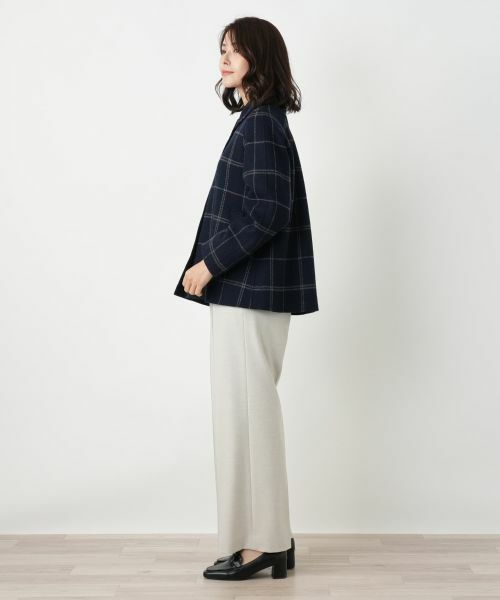 Leilian / レリアン その他アウター | ウィンドウペンショールカラーコート【25年11月カタログ】 | 詳細28