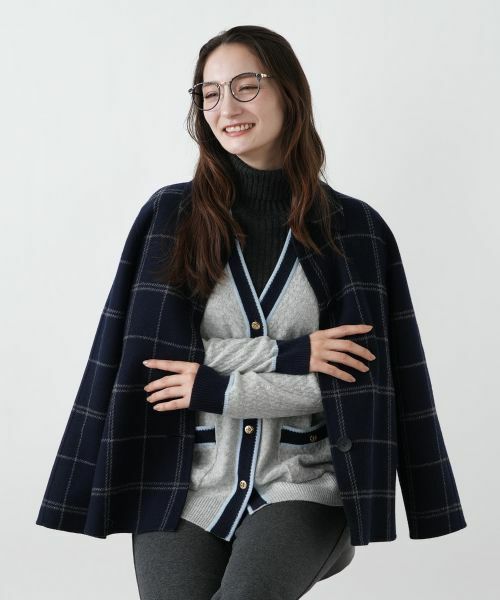 Leilian / レリアン その他アウター | ウィンドウペンショールカラーコート【25年11月カタログ】 | 詳細5