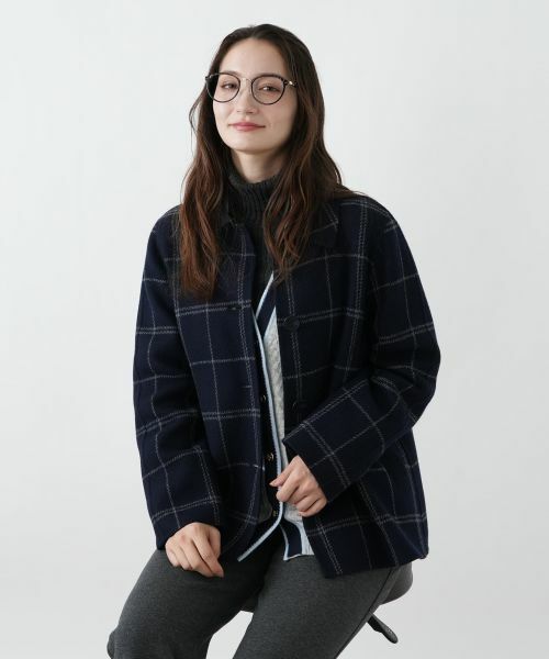 Leilian / レリアン その他アウター | ウィンドウペンショールカラーコート【25年11月カタログ】 | 詳細6