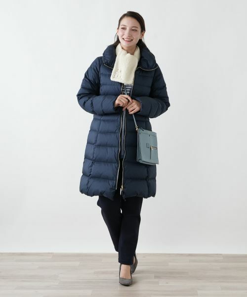 Leilian / レリアン その他アウター | トラキアダウンコート【25年11月カタログ】(ネイビー系)
