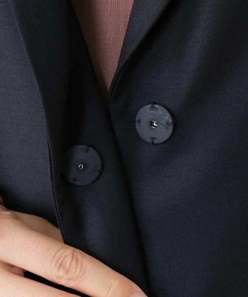 Leilian / レリアン テーラードジャケット | ラペルドロングベスト | 詳細15