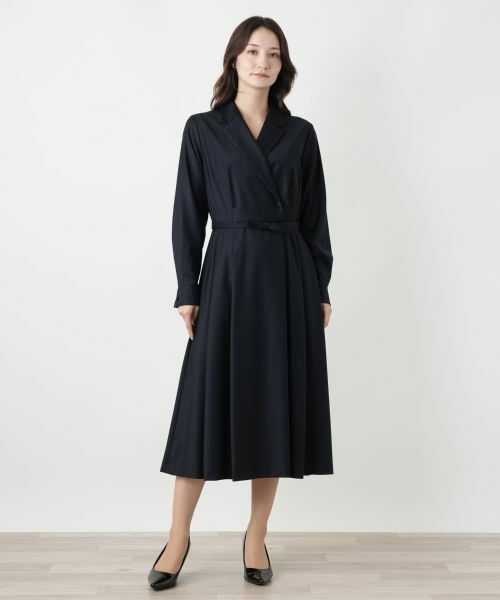 Leilian / レリアン ドレス | ラペルドフレアワンピース | 詳細1