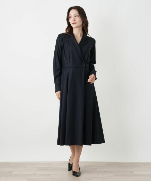 Leilian / レリアン ドレス | ラペルドフレアワンピース | 詳細4