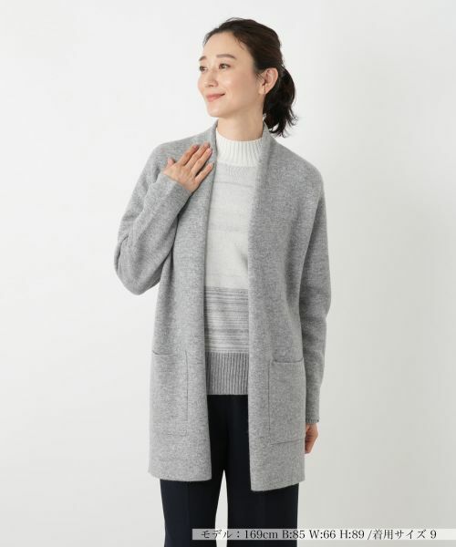 Leilian/レリアン 配色ジャケット【25年10月カタログ】 ライトグレー 9(M)