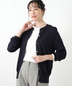 Leilian / レリアン カーディガン・ボレロ | クルーネックカーディガン