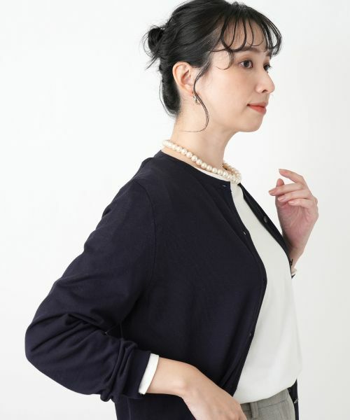 Leilian / レリアン カーディガン・ボレロ | クルーネックカーディガン | 詳細1