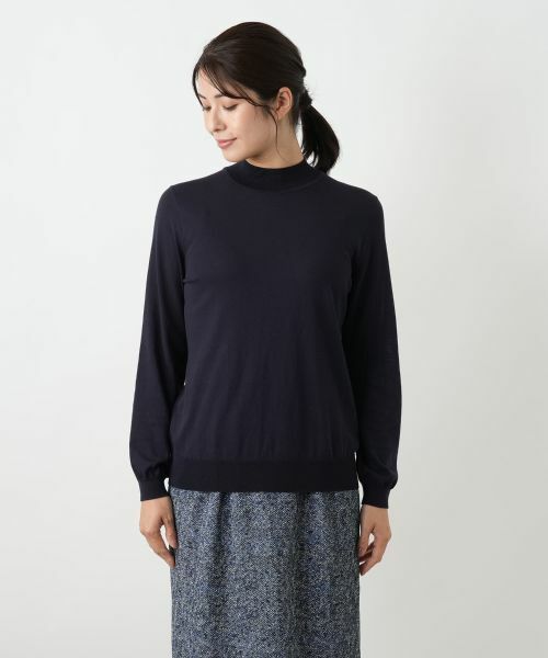 Leilian / レリアン ニット・セーター | アメリカンシーアイランドコットンハイネックニット【25年10月カタログ】 | 詳細1