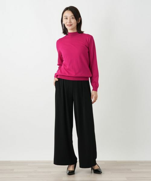 Leilian / レリアン ニット・セーター | アメリカンシーアイランドコットンハイネックニット【25年10月カタログ】 | 詳細17