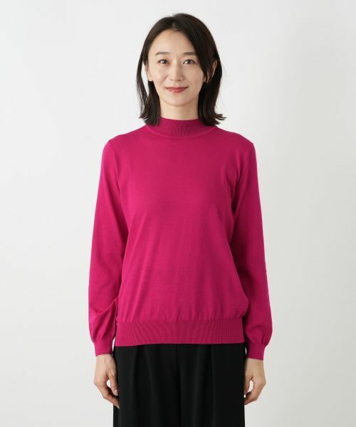 Leilian / レリアン ニット・セーター | アメリカンシーアイランドコットンハイネックニット【25年10月カタログ】 | 詳細20