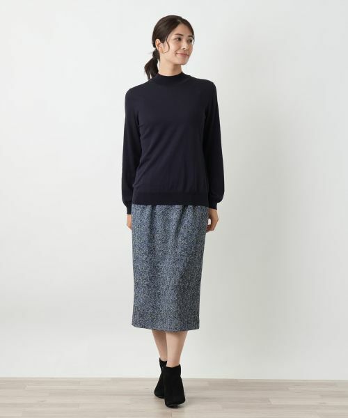 Leilian / レリアン ニット・セーター | アメリカンシーアイランドコットンハイネックニット【25年10月カタログ】 | 詳細4