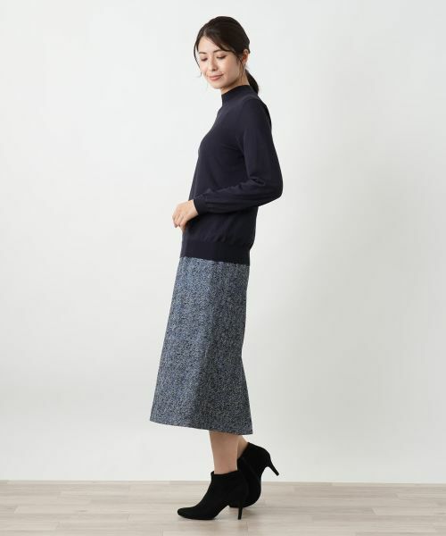 Leilian / レリアン ニット・セーター | アメリカンシーアイランドコットンハイネックニット【25年10月カタログ】 | 詳細5