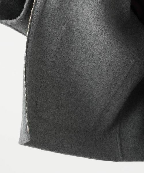 Leilian / レリアン テーラードジャケット | ニット切替ジップジャケット | 詳細15