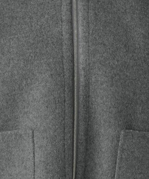 Leilian / レリアン テーラードジャケット | ニット切替ジップジャケット | 詳細16