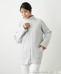 Leilian / レリアン テーラードジャケット | ヘリンボーンニットジャケット【25年10月カタログ】