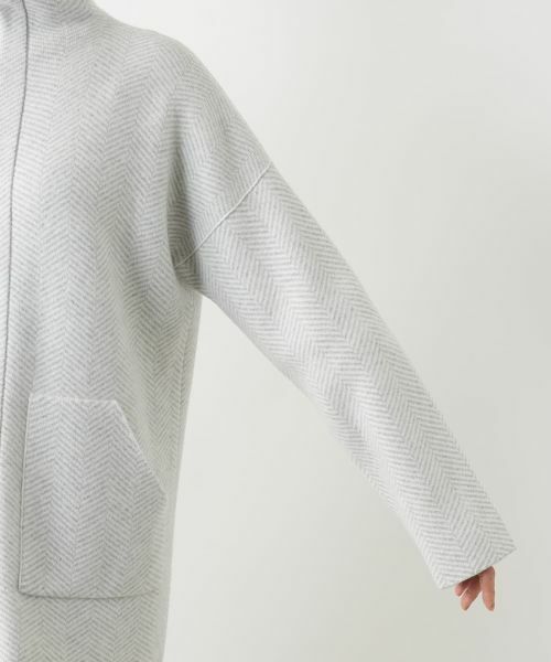 Leilian / レリアン テーラードジャケット | ヘリンボーンニットジャケット【25年10月カタログ】 | 詳細10