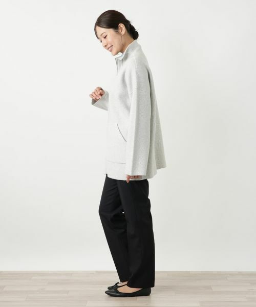 Leilian / レリアン テーラードジャケット | ヘリンボーンニットジャケット【25年10月カタログ】 | 詳細17