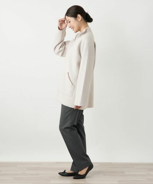 Leilian / レリアン テーラードジャケット | ヘリンボーンニットジャケット【25年10月カタログ】 | 詳細20