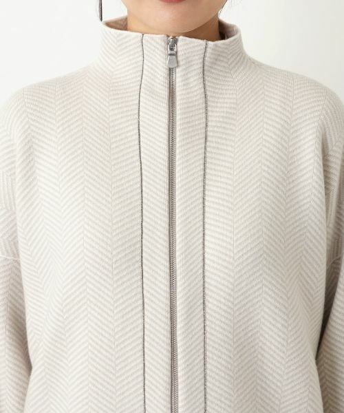 Leilian / レリアン テーラードジャケット | ヘリンボーンニットジャケット【25年10月カタログ】 | 詳細25