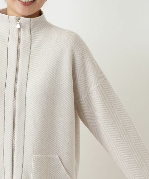 Leilian / レリアン テーラードジャケット | ヘリンボーンニットジャケット【25年10月カタログ】 | 詳細27