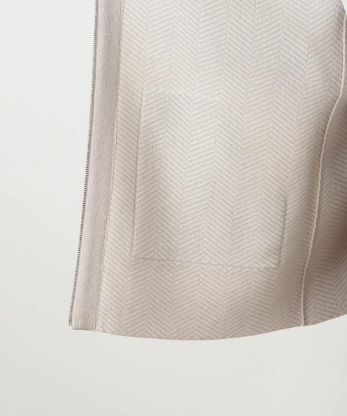 Leilian / レリアン テーラードジャケット | ヘリンボーンニットジャケット【25年10月カタログ】 | 詳細30