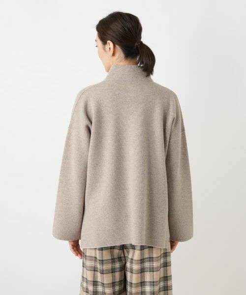 Leilian / レリアン テーラードジャケット | リバーシブルハイネックジャケット【LE TRICOT PERUGIA】 | 詳細10