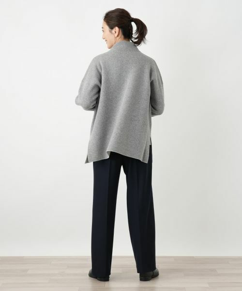 Leilian / レリアン テーラードジャケット | リバーシブルハイネックジャケット【LE TRICOT PERUGIA】 | 詳細3
