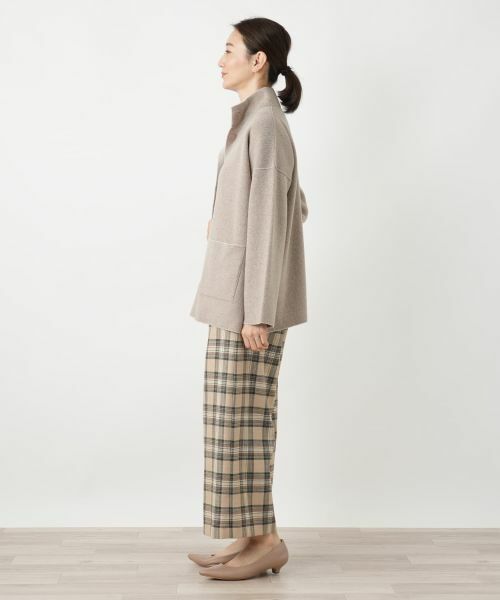 Leilian / レリアン テーラードジャケット | リバーシブルハイネックジャケット【LE TRICOT PERUGIA】 | 詳細6