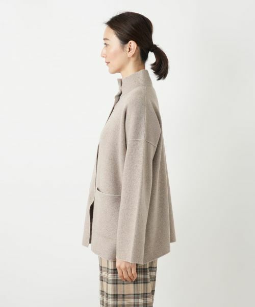 Leilian / レリアン テーラードジャケット | リバーシブルハイネックジャケット【LE TRICOT PERUGIA】 | 詳細9