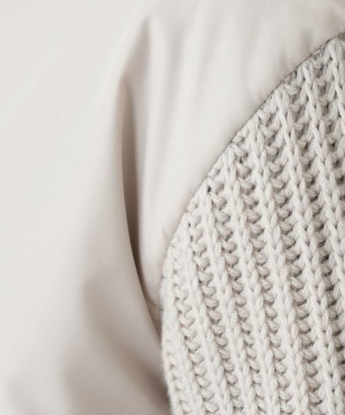 Leilian / レリアン その他アウター | 異素材切替フーデッドジャケット【LE TRICOT PERUGIA】 | 詳細16