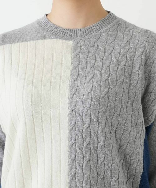 Leilian / レリアン ニット・セーター | カラーブロッククルーネックニット | 詳細10