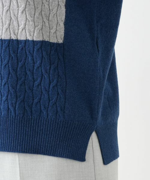 Leilian / レリアン ニット・セーター | カラーブロッククルーネックニット | 詳細13