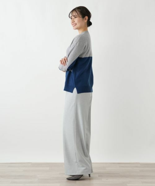 Leilian / レリアン ニット・セーター | カラーブロッククルーネックニット | 詳細5