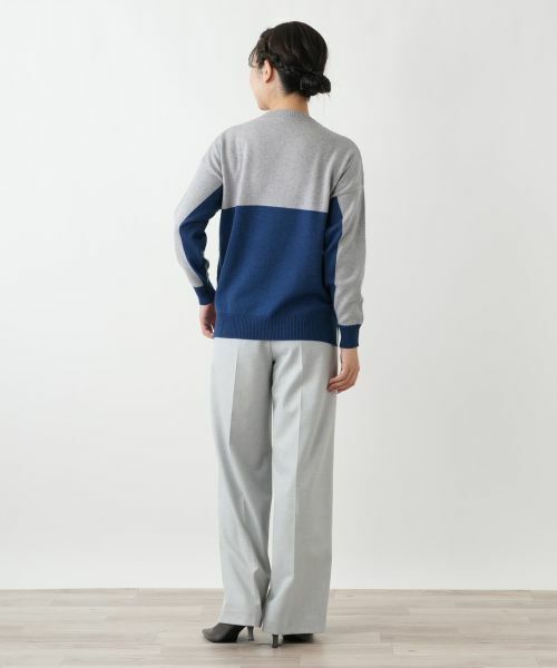 Leilian / レリアン ニット・セーター | カラーブロッククルーネックニット | 詳細6