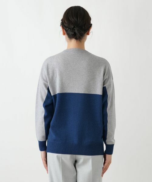 Leilian / レリアン ニット・セーター | カラーブロッククルーネックニット | 詳細9