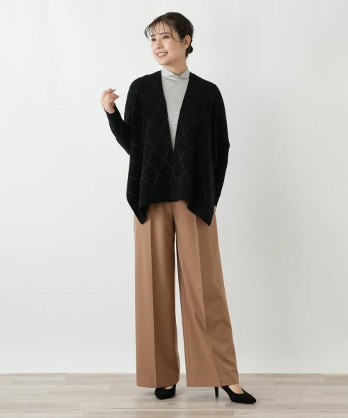 Leilian / レリアン カーディガン・ボレロ | ラメラインカーディガン | 詳細1
