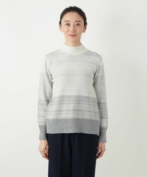 Leilian / レリアン ニット・セーター | ボーダーハイネックニット | 詳細4