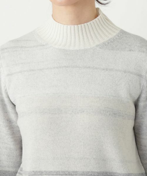 Leilian / レリアン ニット・セーター | ボーダーハイネックニット | 詳細7