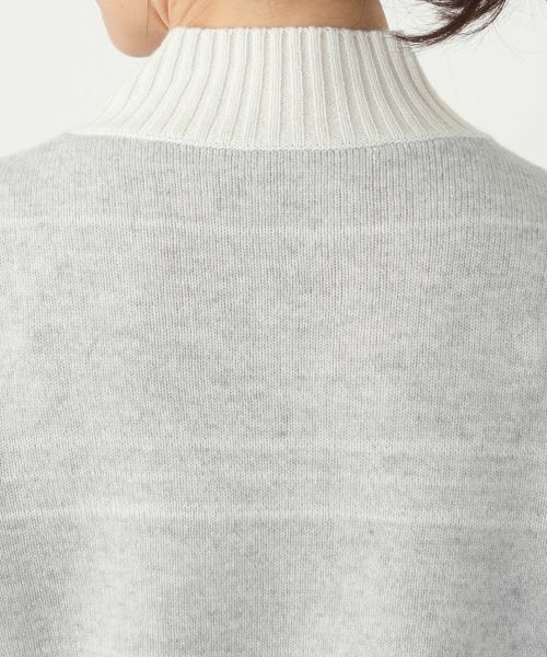 Leilian / レリアン ニット・セーター | ボーダーハイネックニット | 詳細8