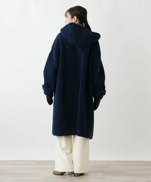 Leilian / レリアン その他アウター | 三トン付きリバーシブルフーデッドコート | 詳細3