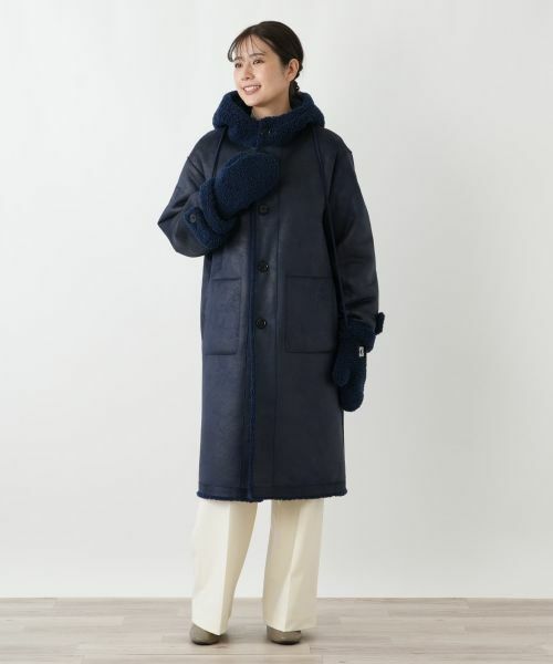 Leilian / レリアン その他アウター | 三トン付きリバーシブルフーデッドコート | 詳細4