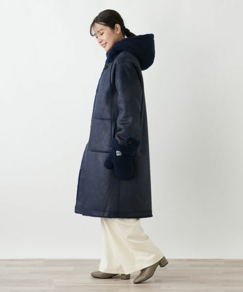 Leilian / レリアン その他アウター | 三トン付きリバーシブルフーデッドコート | 詳細5