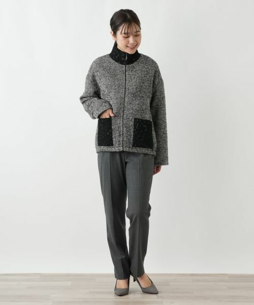 Leilian / レリアン テーラードジャケット | カットワークレースジャケット | 詳細1