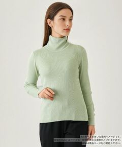 Leilian / レリアン ニット・セーター | リブタートルネックニット