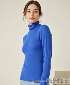 Leilian / レリアン ニット・セーター | リブタートルネックニット