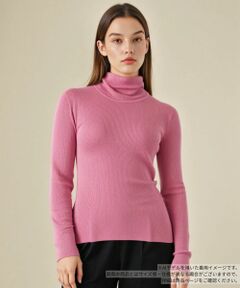 Leilian / レリアン ニット・セーター | リブタートルネックニット