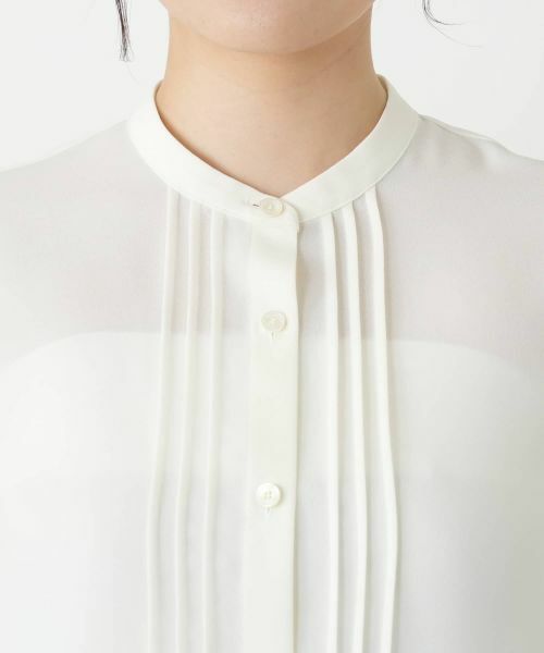 Leilian / レリアン シャツ・ブラウス | ピンタックボウタイブラウス【ROCHAS Premiere】 | 詳細13